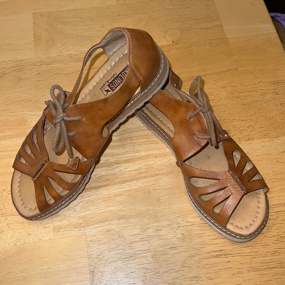 Pikolinos Marazul W3f-0507 Brandy Size EU 39/US 8.5 Leather
